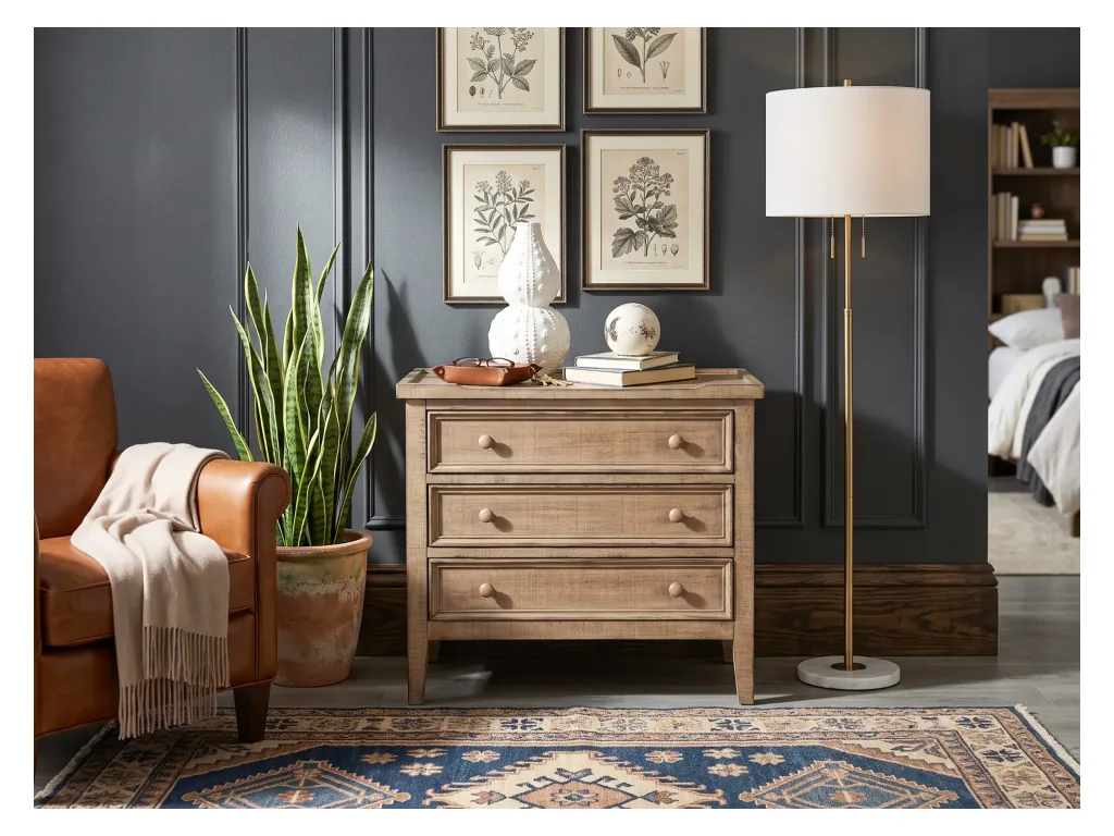 Beach Pebble Side Chest