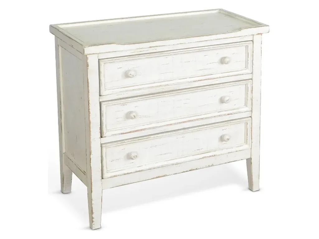 Marina White Sand Side Chest