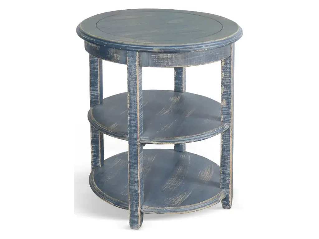 Ocean Blue Side Table - Alternative View