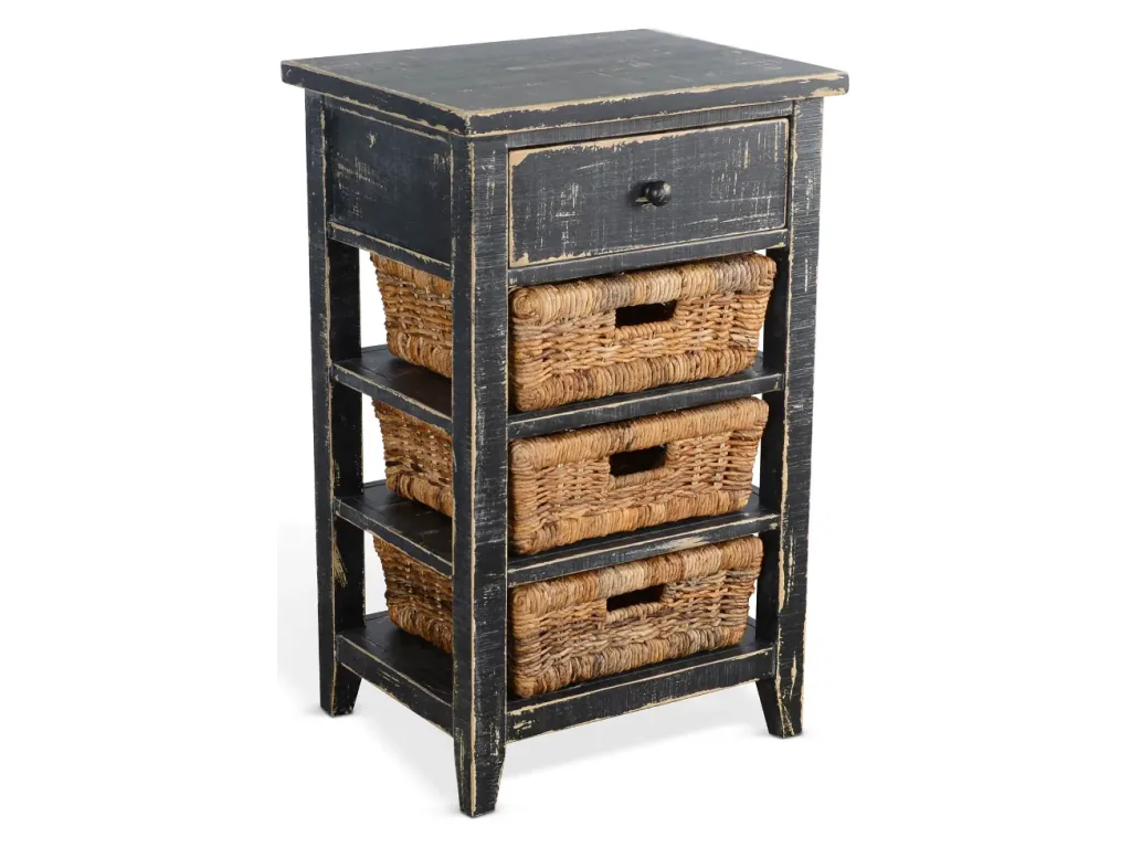 Black Sand Storage Table - Alternative View