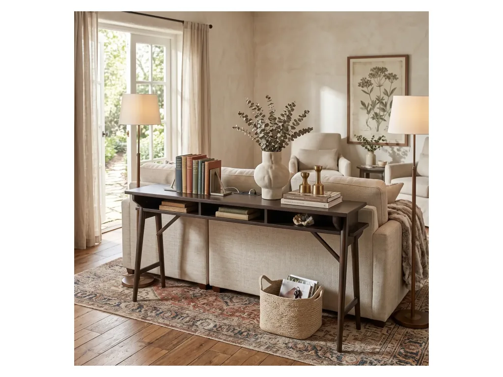 Console Table With Usb Power Pack