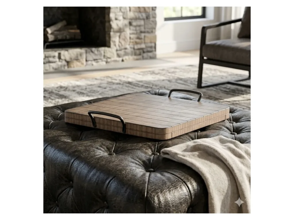 Beach Pebble Ottoman Tray