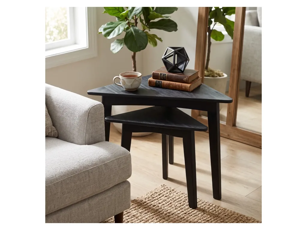 Bijou Triangular Nesting Table