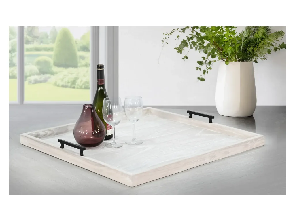 Square Tessa Ottoman Tray