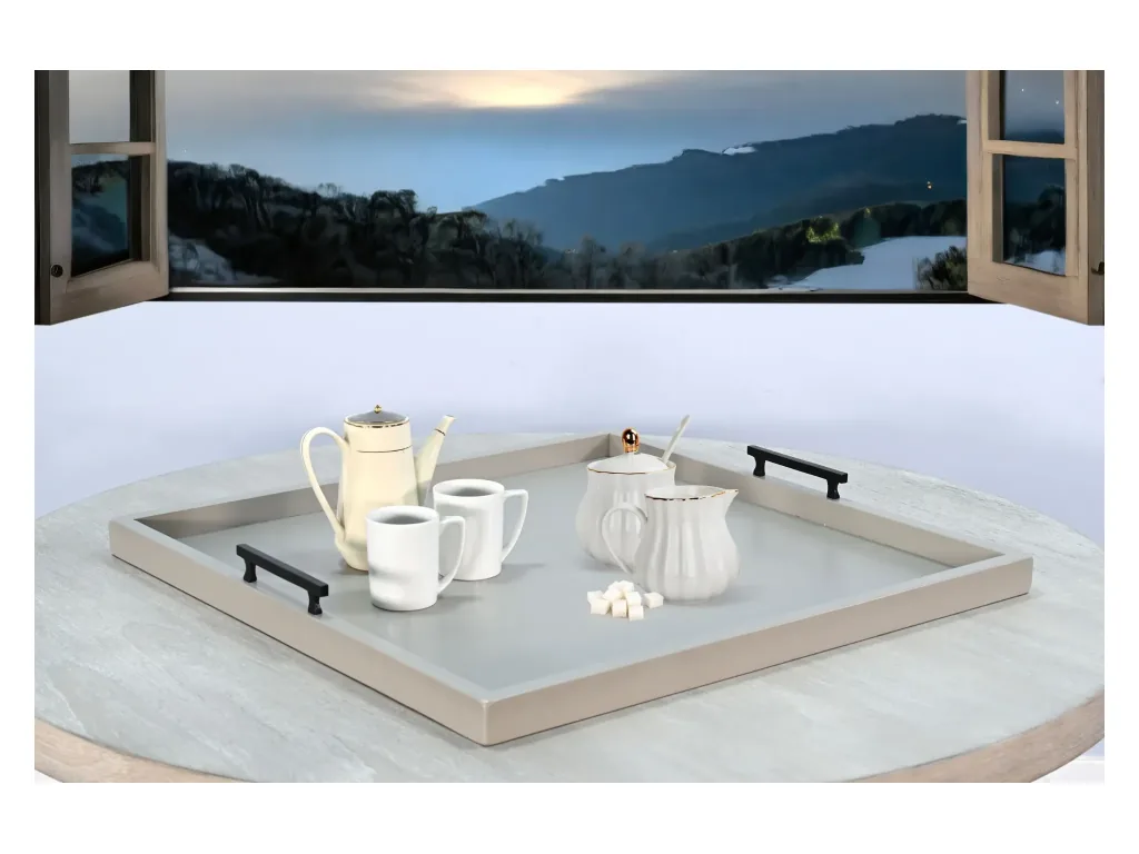 Square Tessa Ottoman Tray