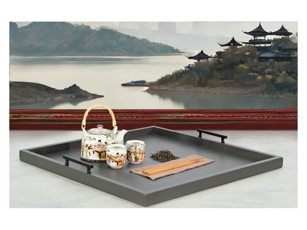 Square Tessa Ottoman Tray