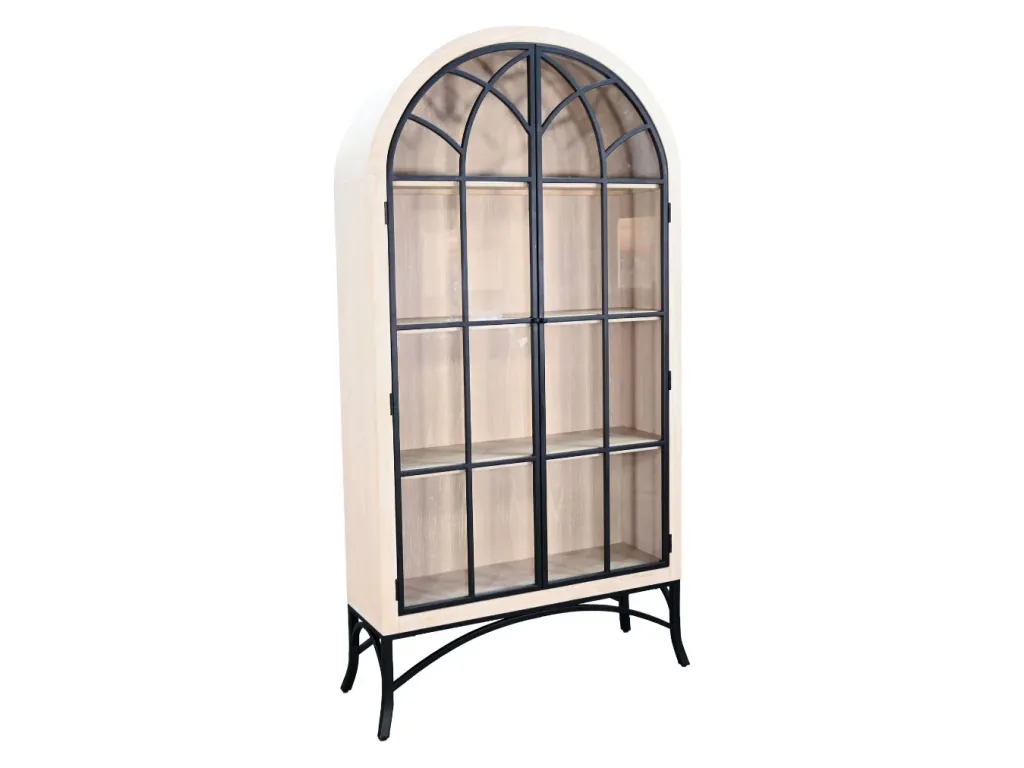 Ella Cabinet With Tempered Glass