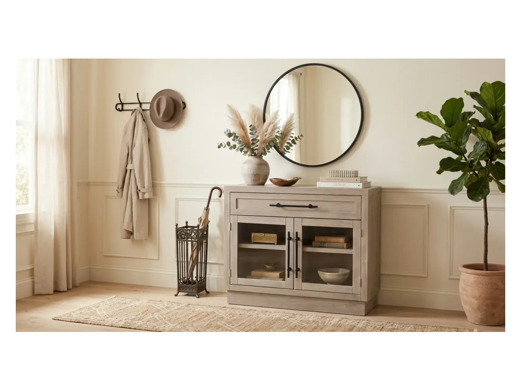 Mia 2 Door Glass Cabinet