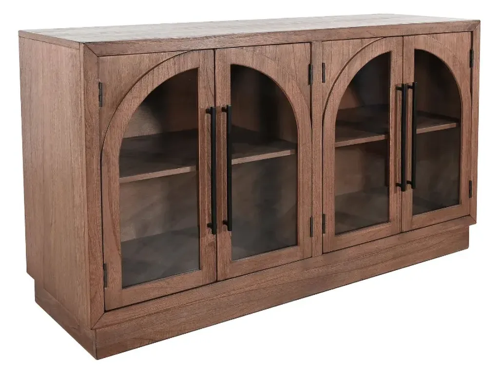 Double Arch Accent Cabinet