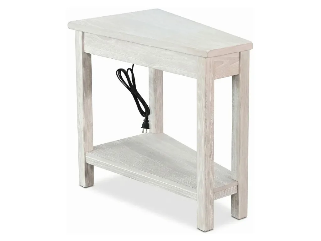 Chair Side Table With Power Strip