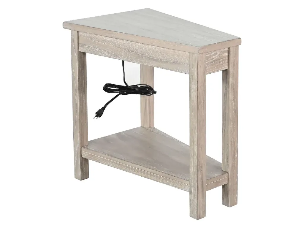 Chair Side Table W/ Power Strip - Alternative View