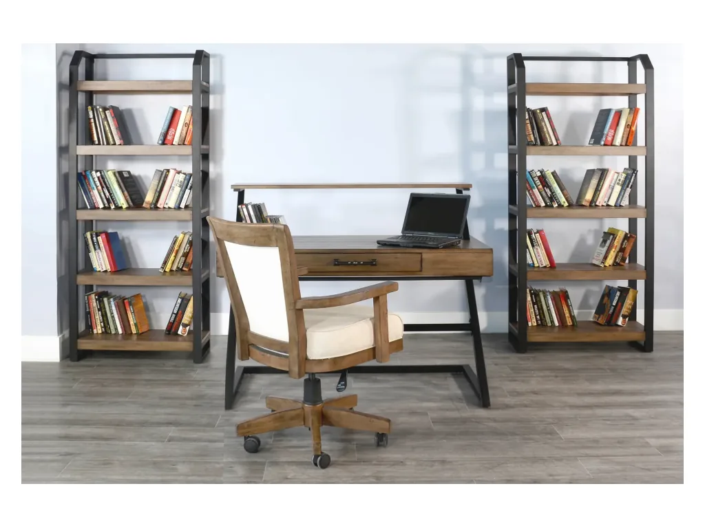 Bookcase With Metal Frame