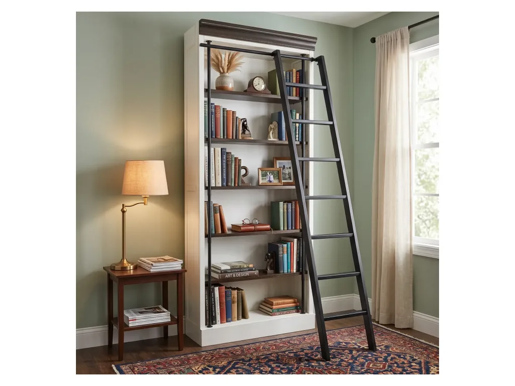Wood Ladder With Hook
