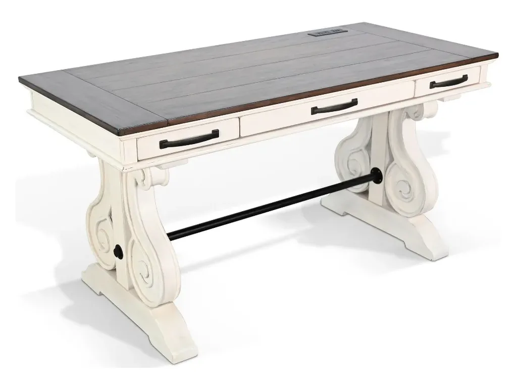 Desk With Power Strip