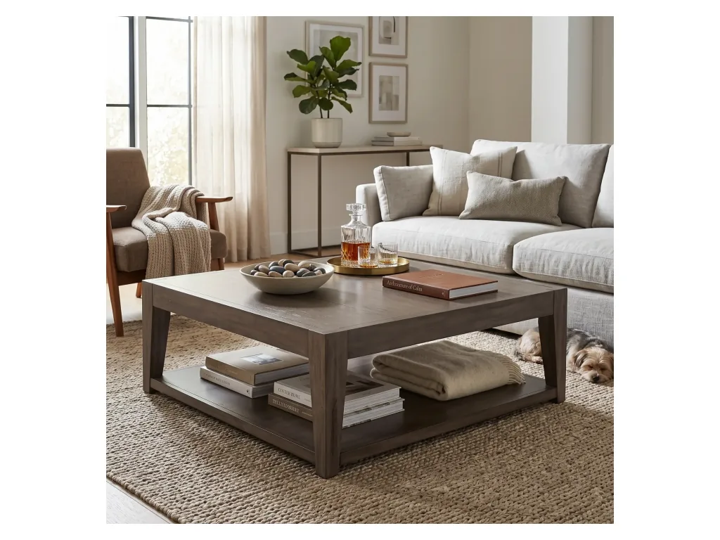 Coffee Table With Casters