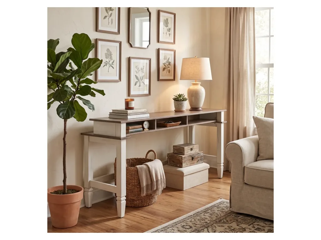 Console Table With Usb Power Plug
