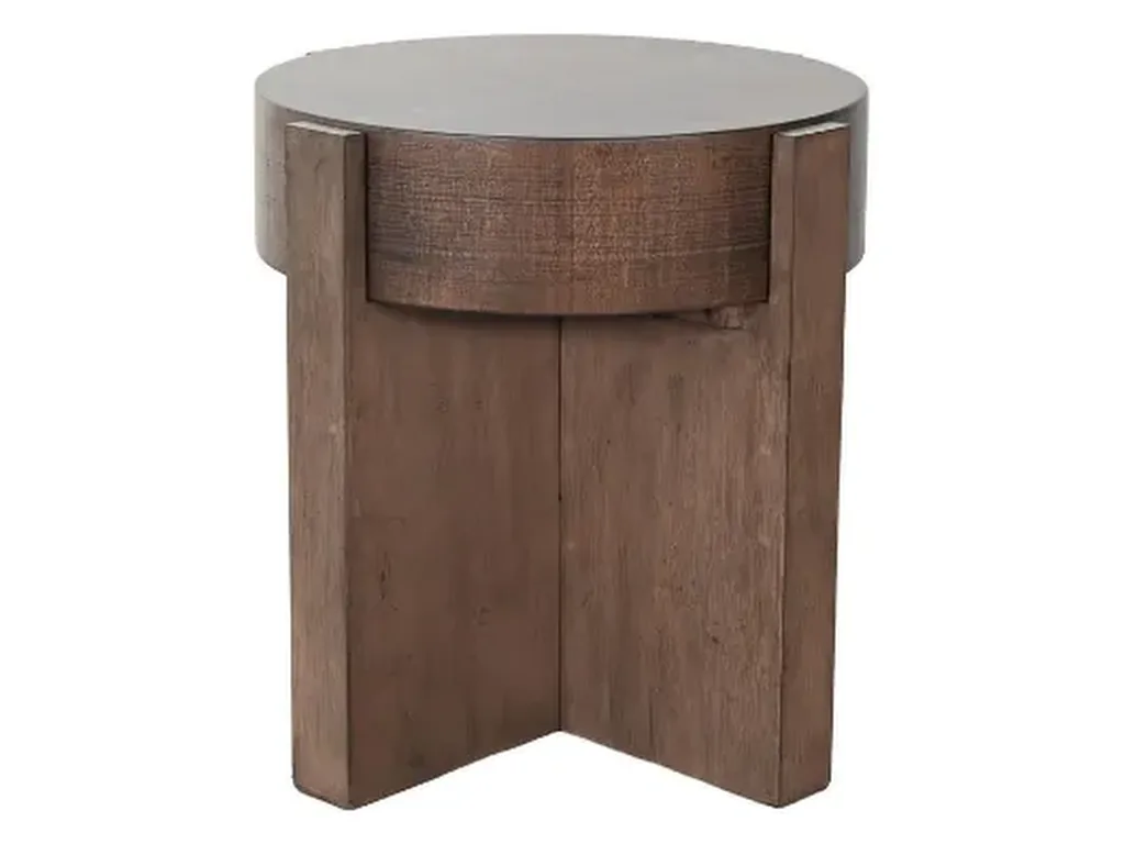 Boise Round Chair Side Table - Alternative View