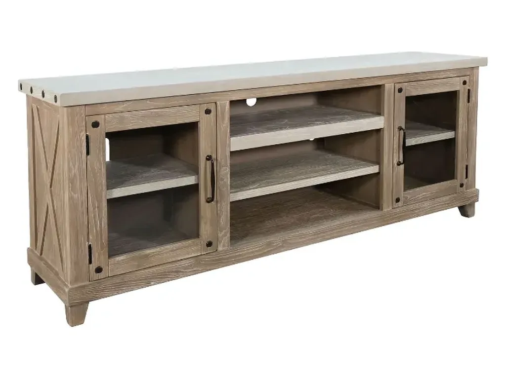 Rowan 74" Media Console With Optional Fireplace Insert (2001)