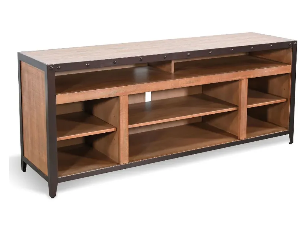 63" San Diego Media Console With 28" Fireplace Insert Option (2001B-28) - Alternative View