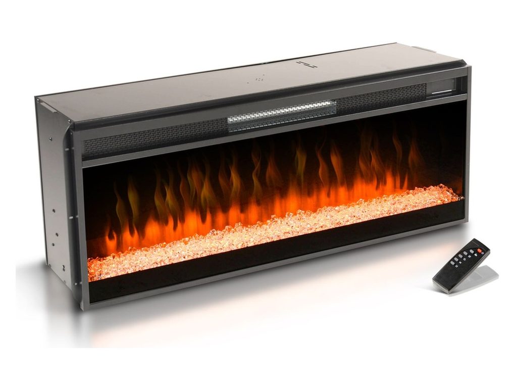 42" Crystal Fireplace Insert - Alternative View