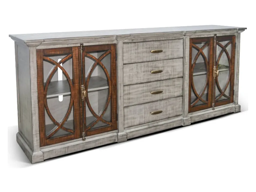 90" Media Console - Alternative View