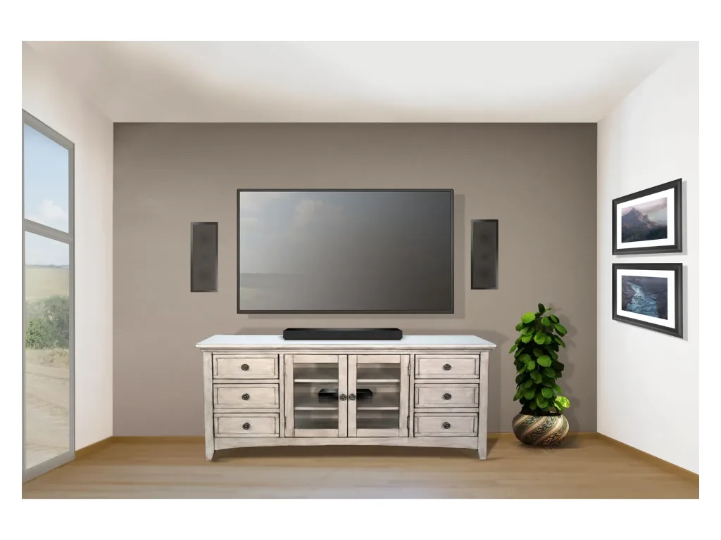 62" Media Console