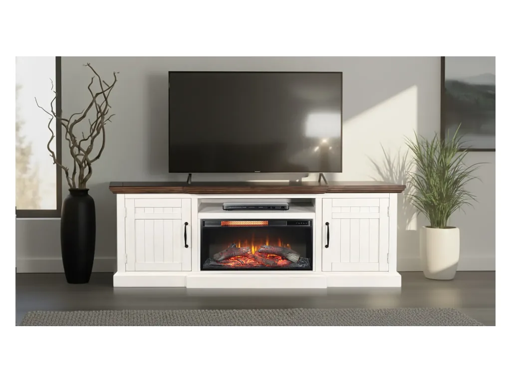 TV Console With 28" Fireplace Insert Option(2001)