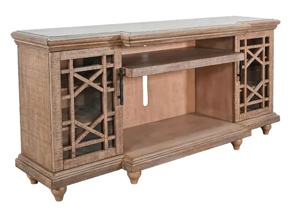 72" Harper Desert Rock Media Console Only, 36" Pano Insert Required ( 2001B-36P) Sold Separate - Alternative View