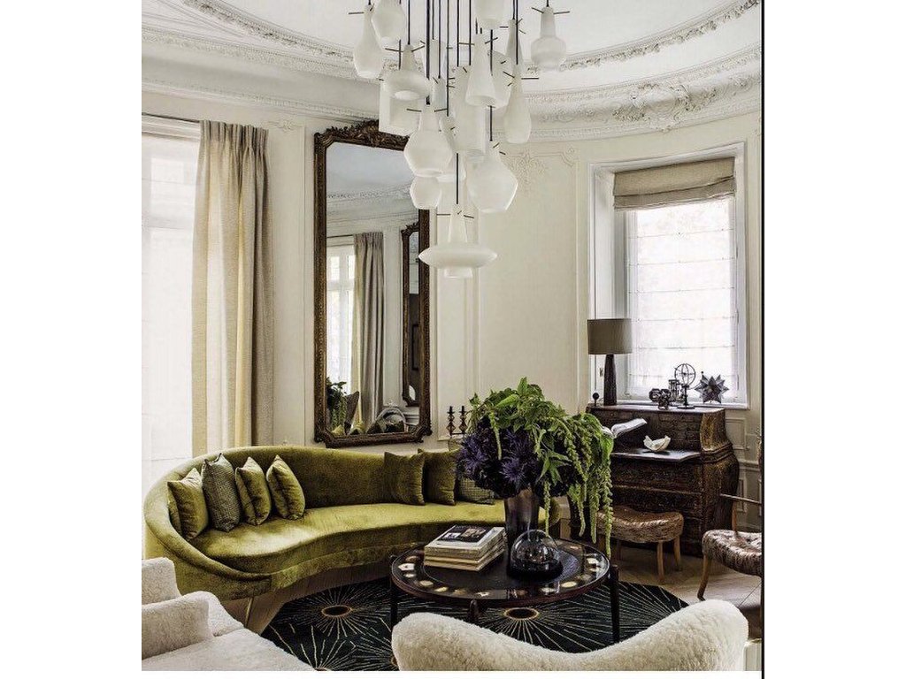 Square Area Rug in Black