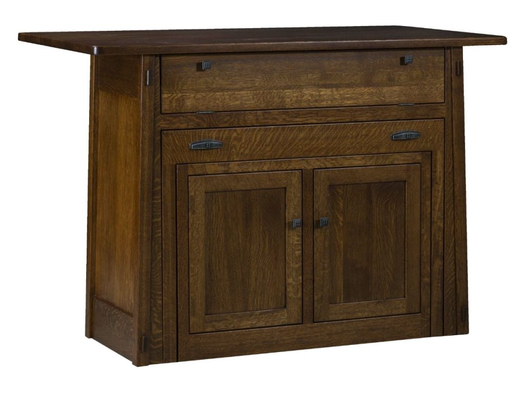 Collbran Frontier Island Kitchen Island, alternate view
