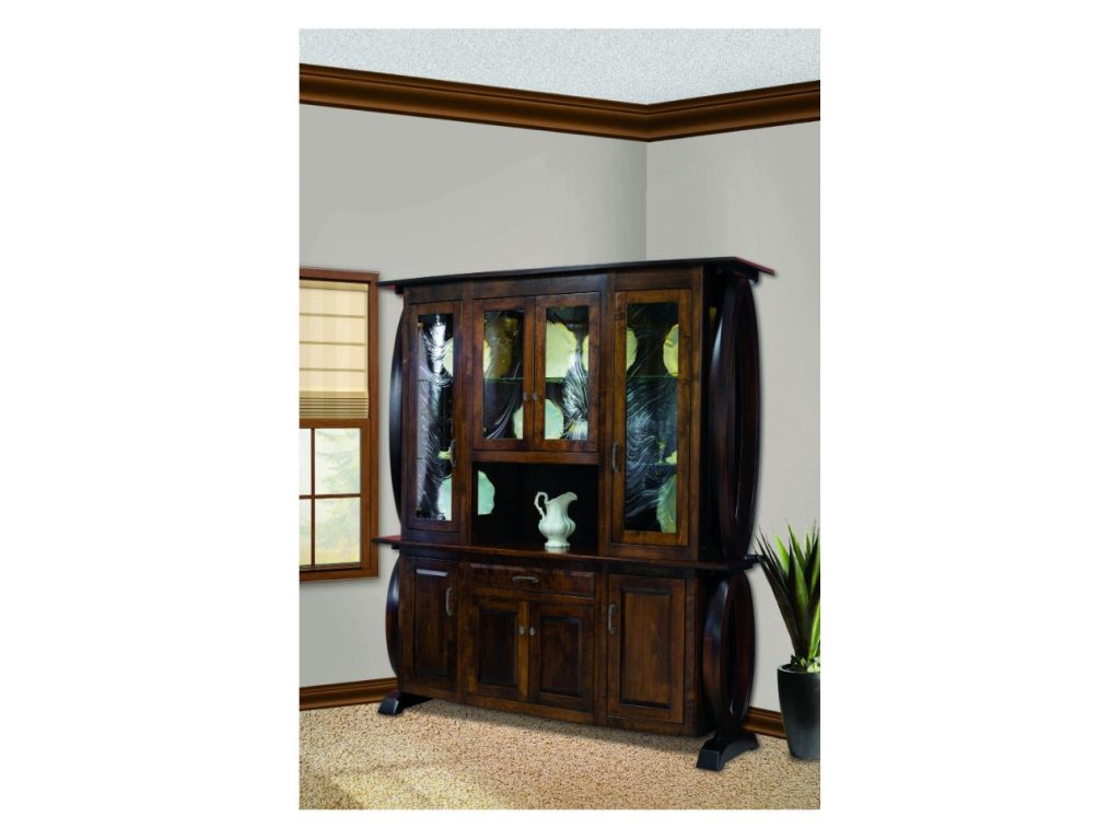 Saratoga Hutch 4 Door Hutch Cabinet, alternate view