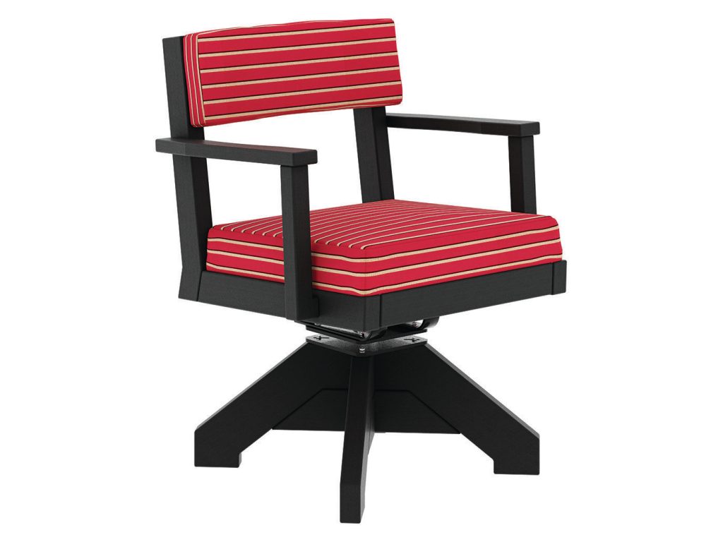 Amish Furniture of NE Bellaire Swivel Spring Dining Chair, alternate view