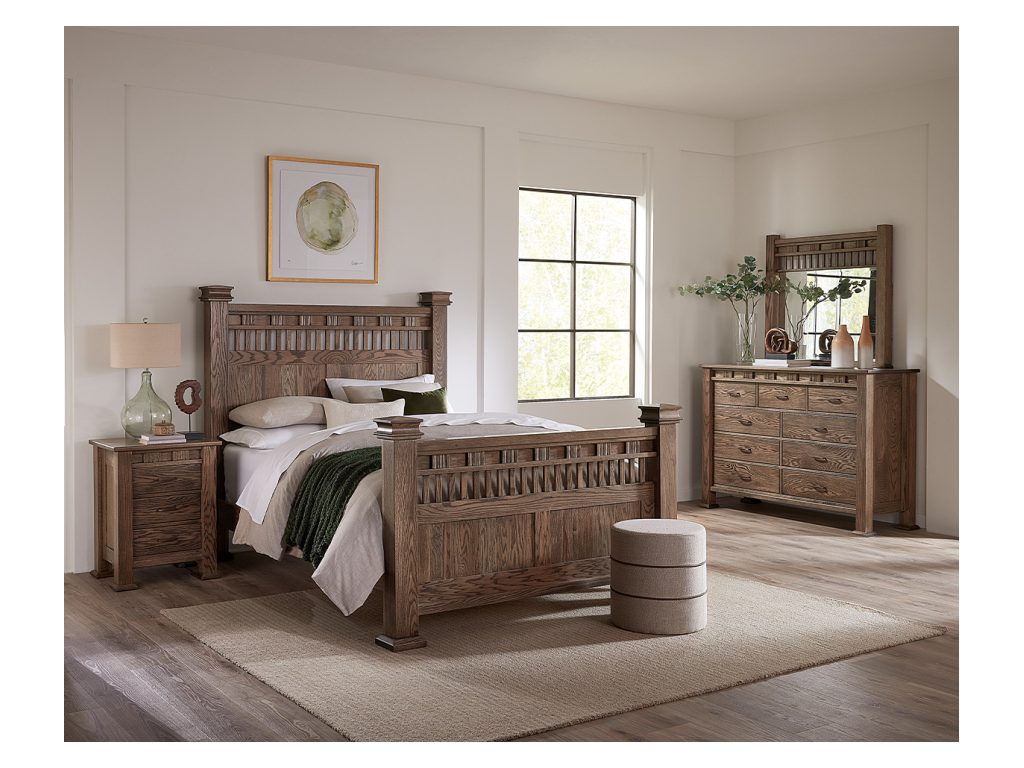 Amish Furniture of NE Sequoyah Chifferobe Armoire Cabinet, alternate view