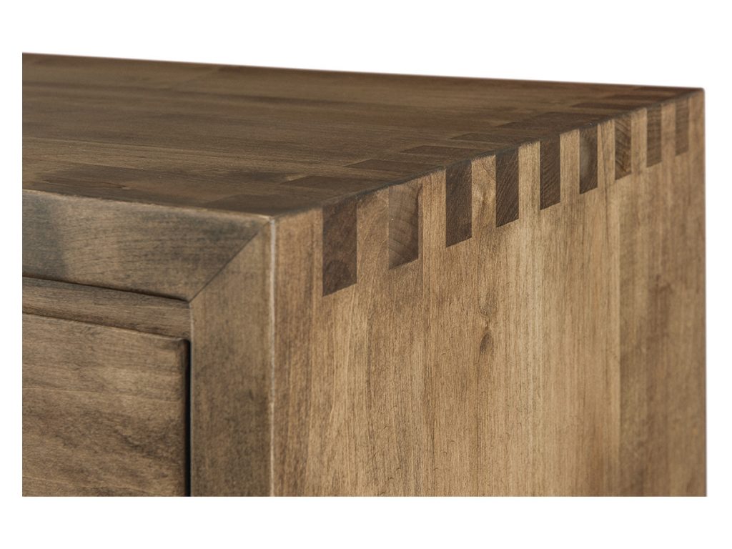 Amish Furniture of NE Troy 3 Drawer Nightstand, alternate view