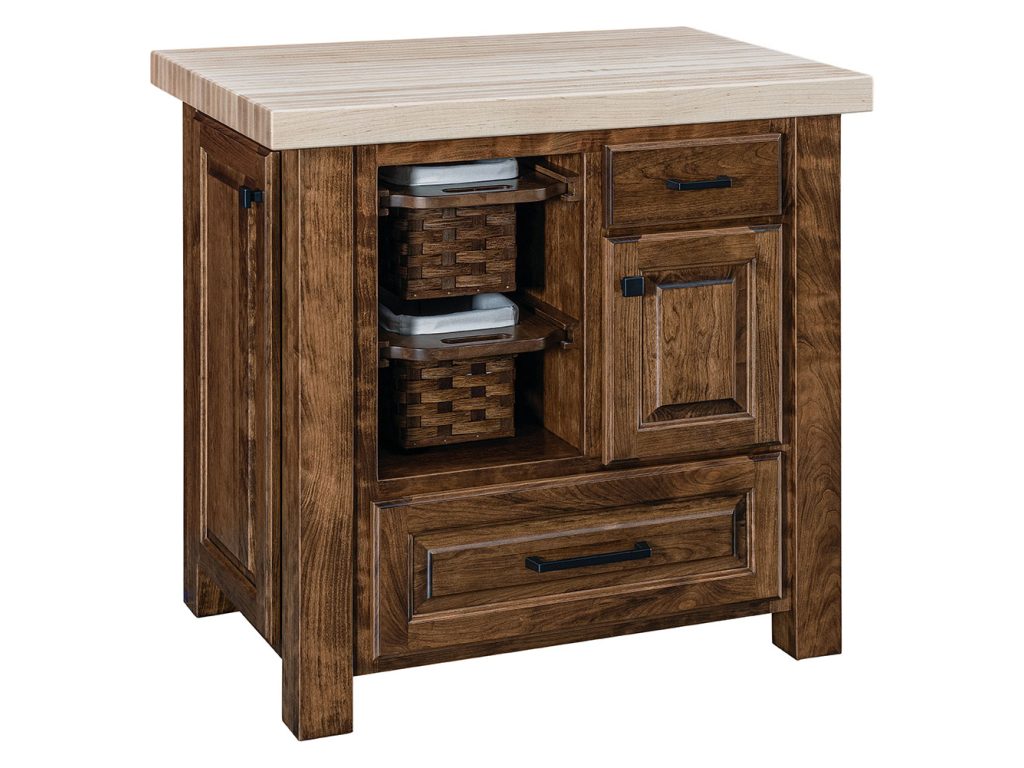 Amish Furniture of NE Granny’s Choice Kitchen Island