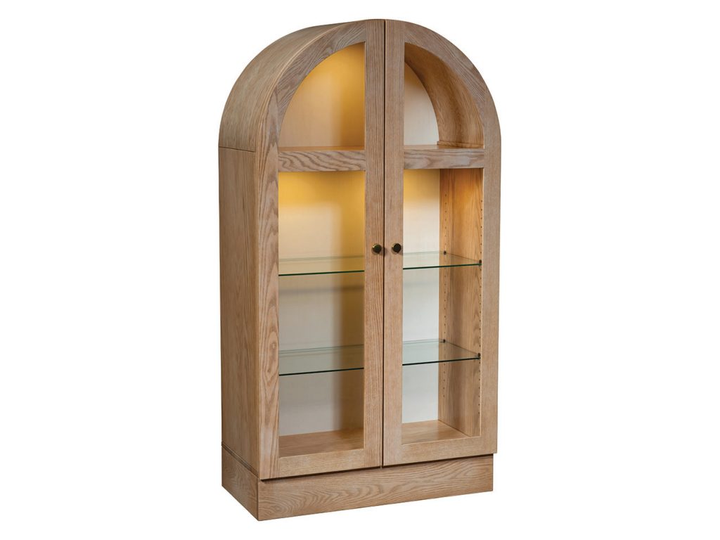 Amish Furniture of NE Bentley Display Cabinet – 68″H China Cabinet