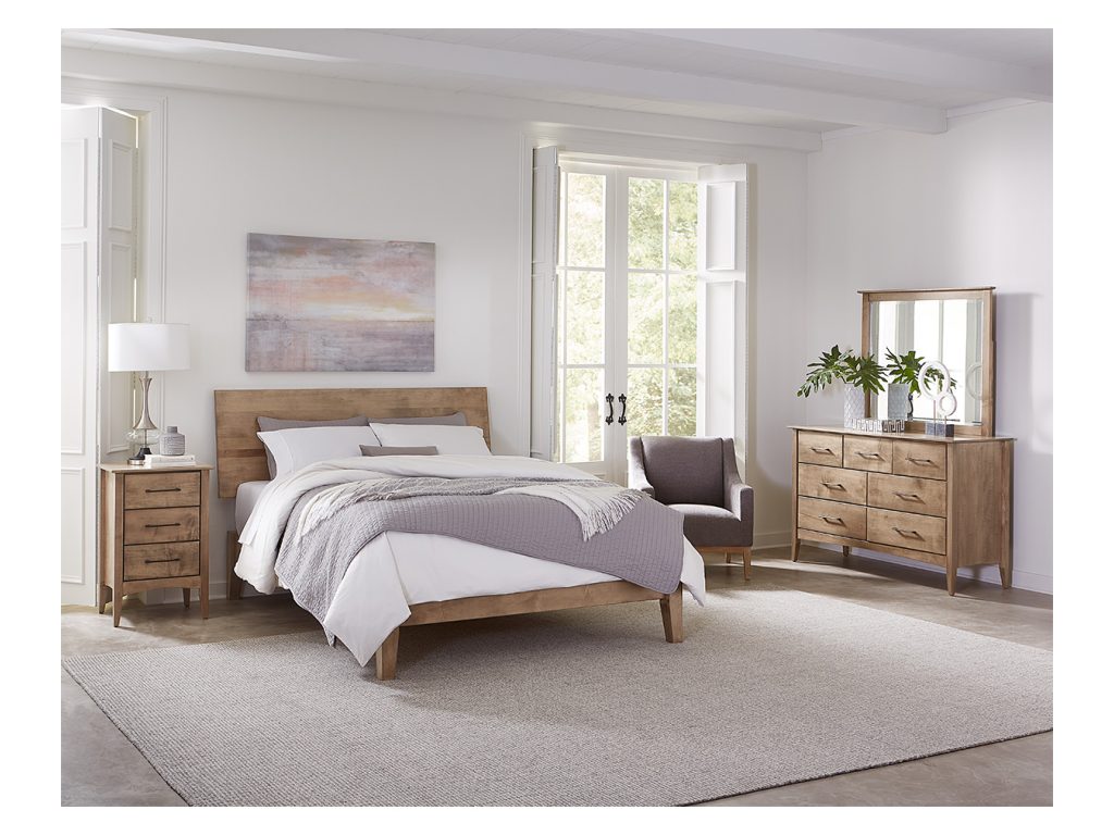 Amish Furniture of NE Atlantic Chest Armoire, alternate view