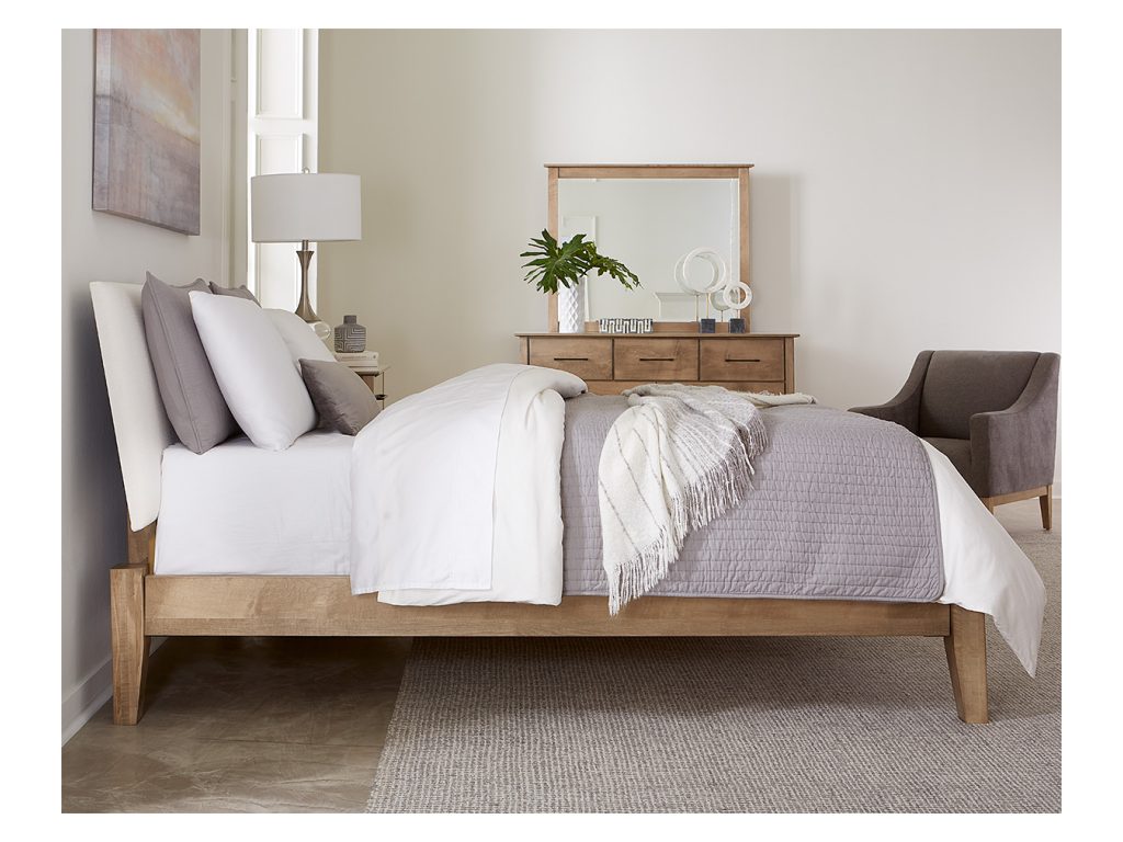 Amish Furniture of NE Atlantic 9 Drawer Dresser – 59″W Mirror, alternate view