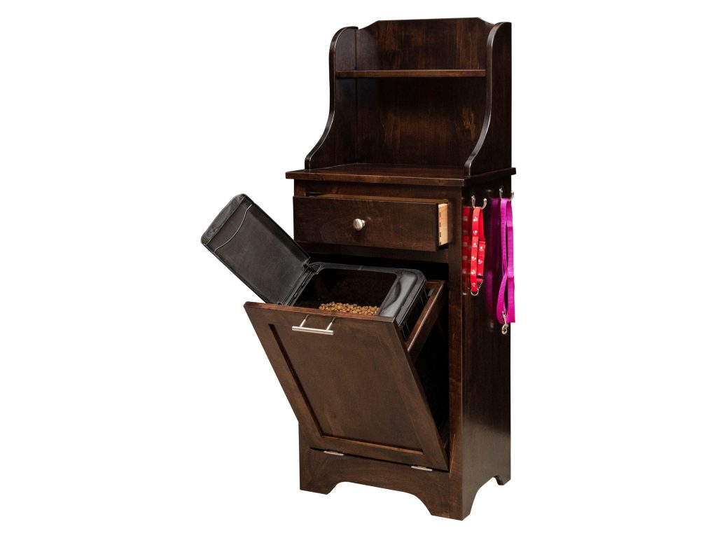 Multi-Purpose Pet Cabinet with Tilt Out Decorative Object, alternate view