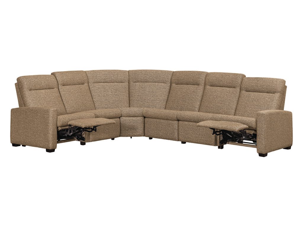 Harmony Wallhugger 6 Piece Sectional, alternate view