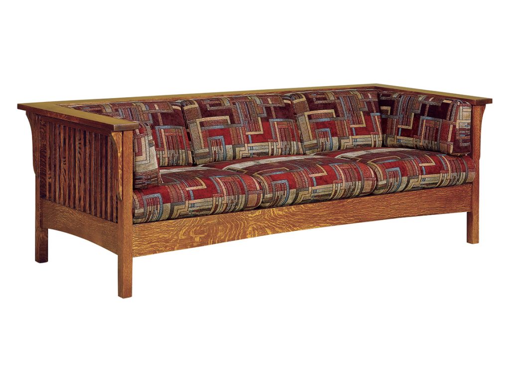 Amish Furniture of NE Cubic Slat Sofa