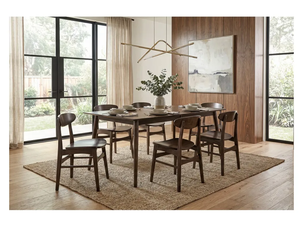 Amish Furniture of NE Arcadia Leg Table, alternate view