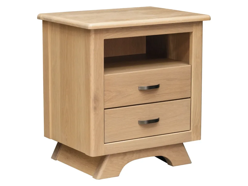 Amish Furniture of NE Neptune 2 Drawer Nightstand