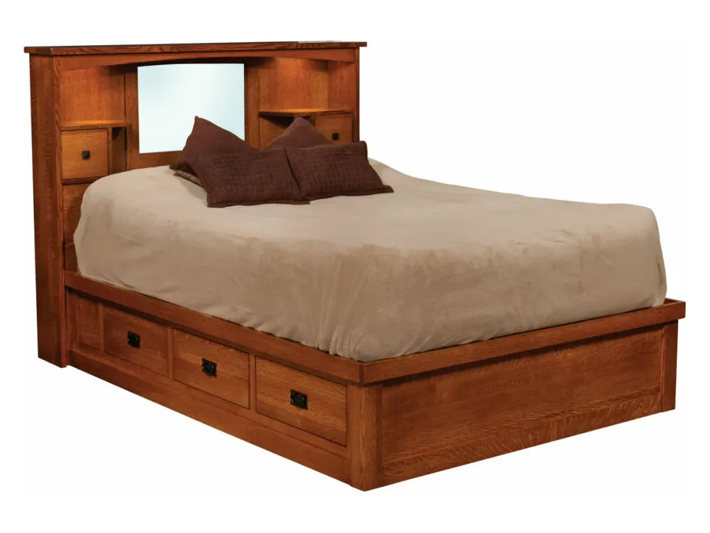 Mission Captains Bed Storage Bed