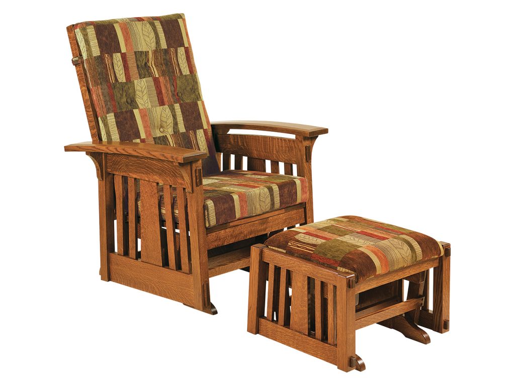 McCoy Glider with Ottoman Glider