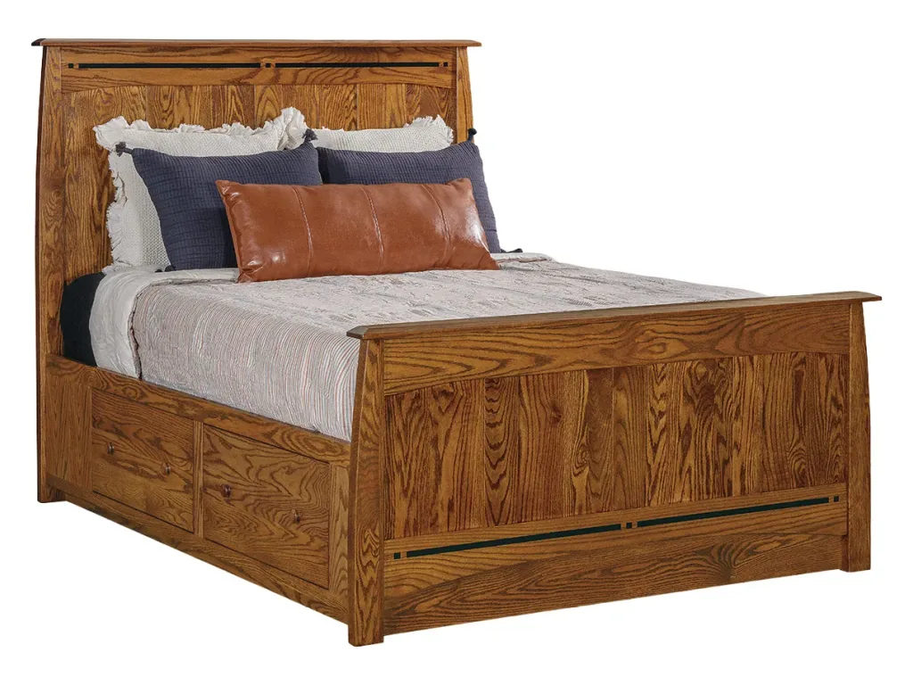 Amish Furniture of NE Platform Bed, alternate view