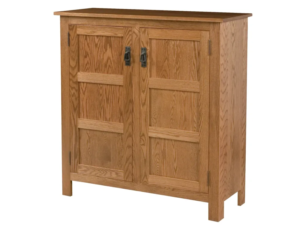 Mission Raised Panel Pie Safe – Three Panel Door Jelly Cabinet