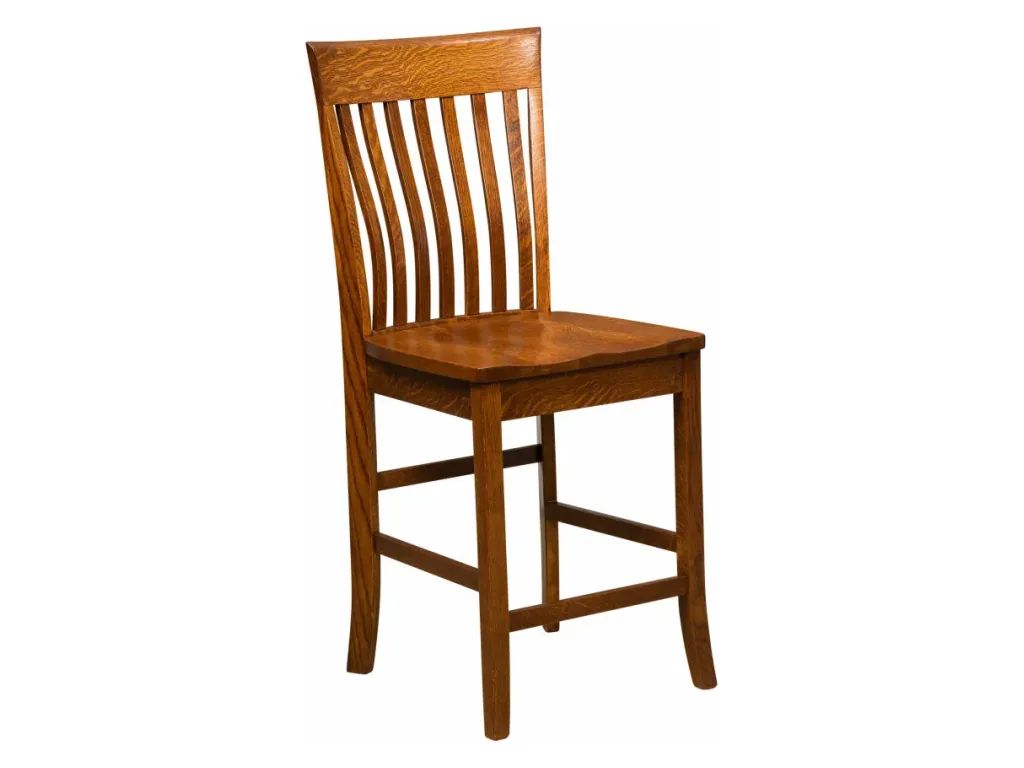 Amish Furniture of NE Baytown 24″ Stationary Bar Stool