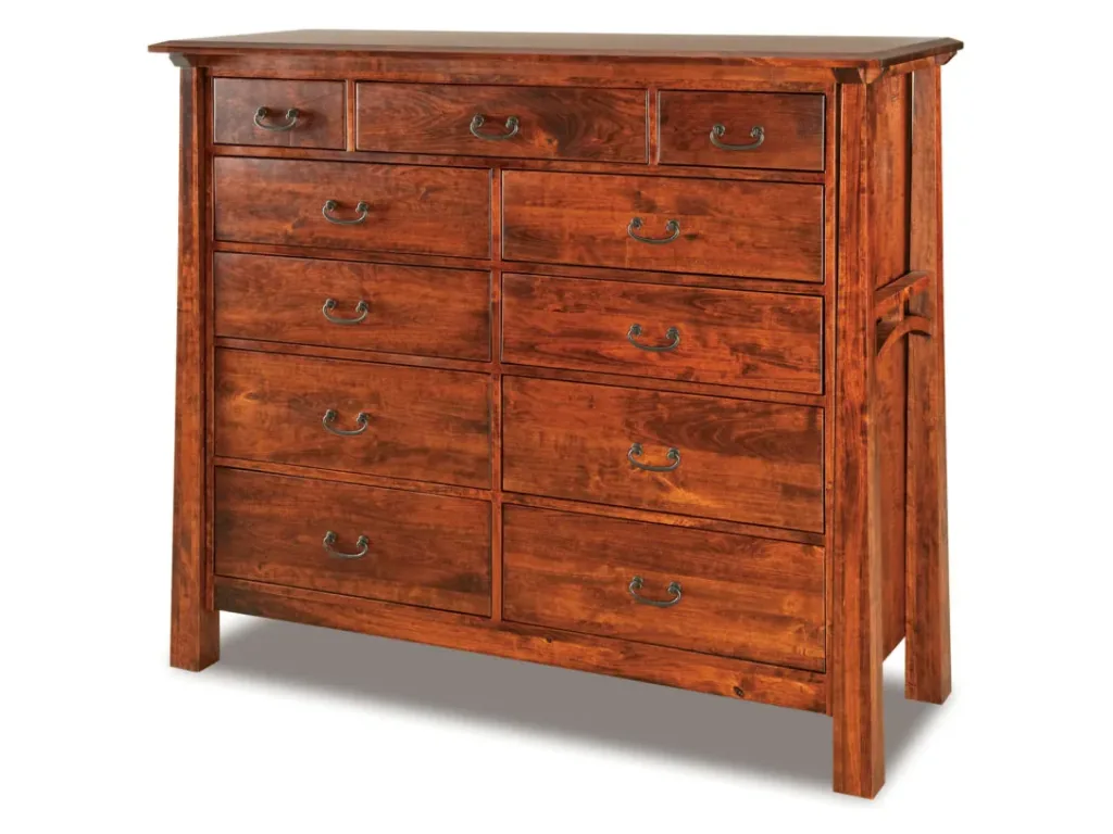 Amish Furniture of NE Artesa 11 Drawer Double Chest