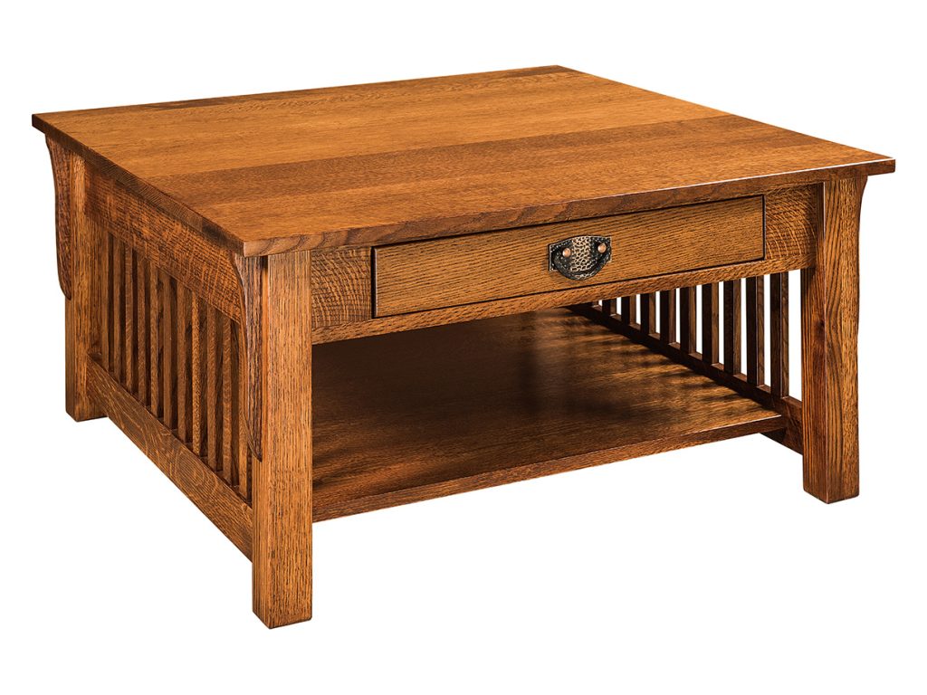 Amish Furniture of NE Bow Arm Mission Occasional Tables, alternate view
